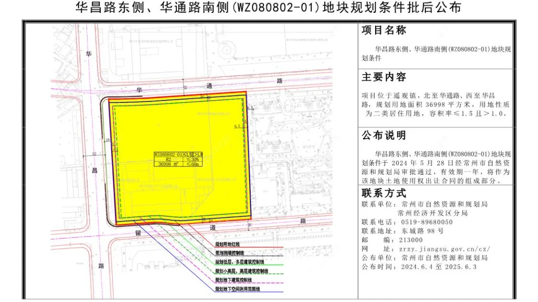 土拍_华昌路东侧、华通路南侧地块红线示意图