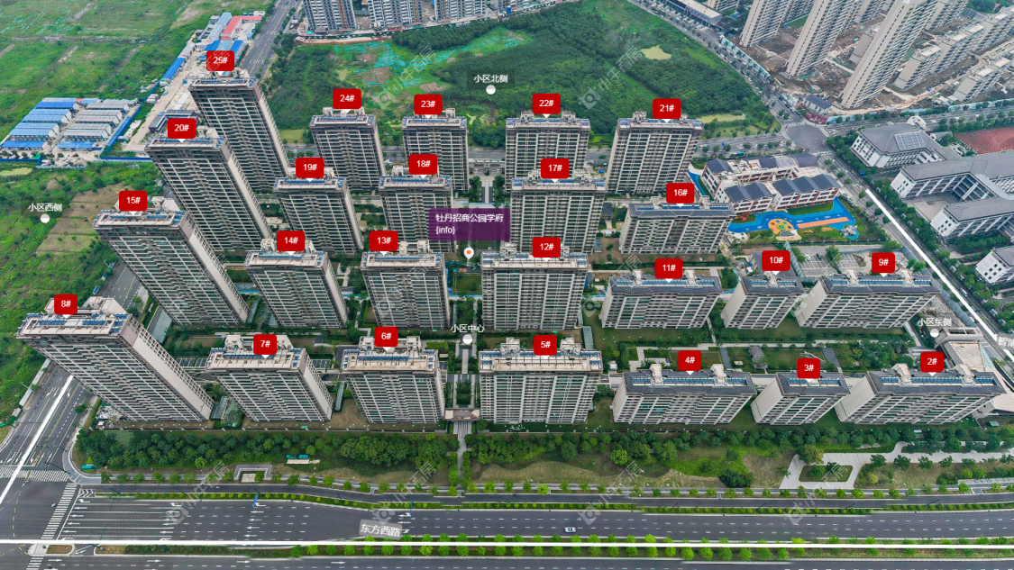 牡丹招商公园学府摆位图 牡丹招商公园学府摆位图