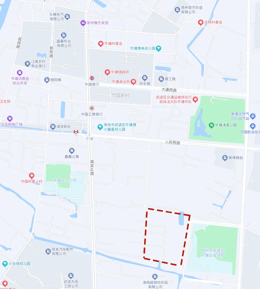 常州土拍_龙舫路西侧、古方路南侧地块区位图