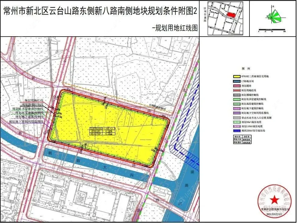 江技师北侧地块红线图