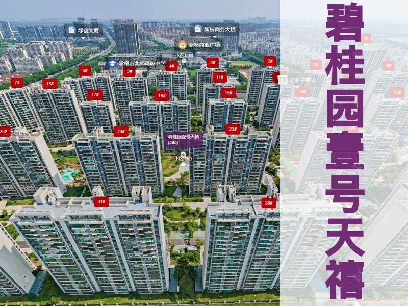 常州市2024年12月人气小区测评之碧桂园壹号天禧