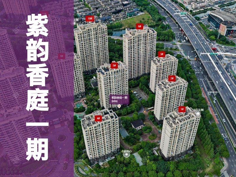 常州市2024年11月人气小区测评之紫韵香庭一期