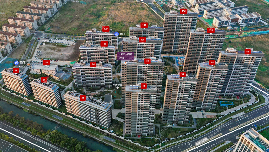 大和玖越花苑摆位图