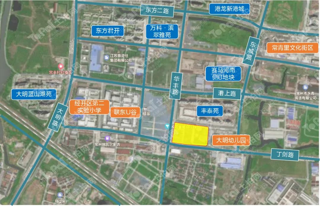 土拍_华丰路东侧、丁剑路北侧地块区位示意图