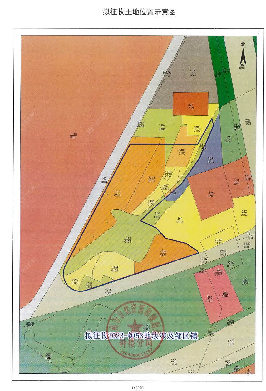 拟征收土地2023-钟53地块