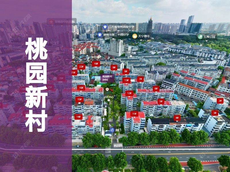 常州市2025年1月人气小区测评之桃园新村