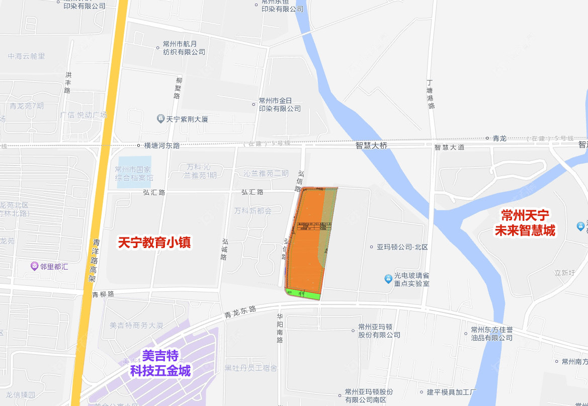 青龙东路北侧、弘信路东侧（QL020416-01）地块区位示意图